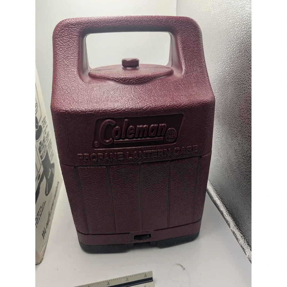 Coleman 5152C740 Two Mantle Propane Lantern with Hard Carry Case Combo Green